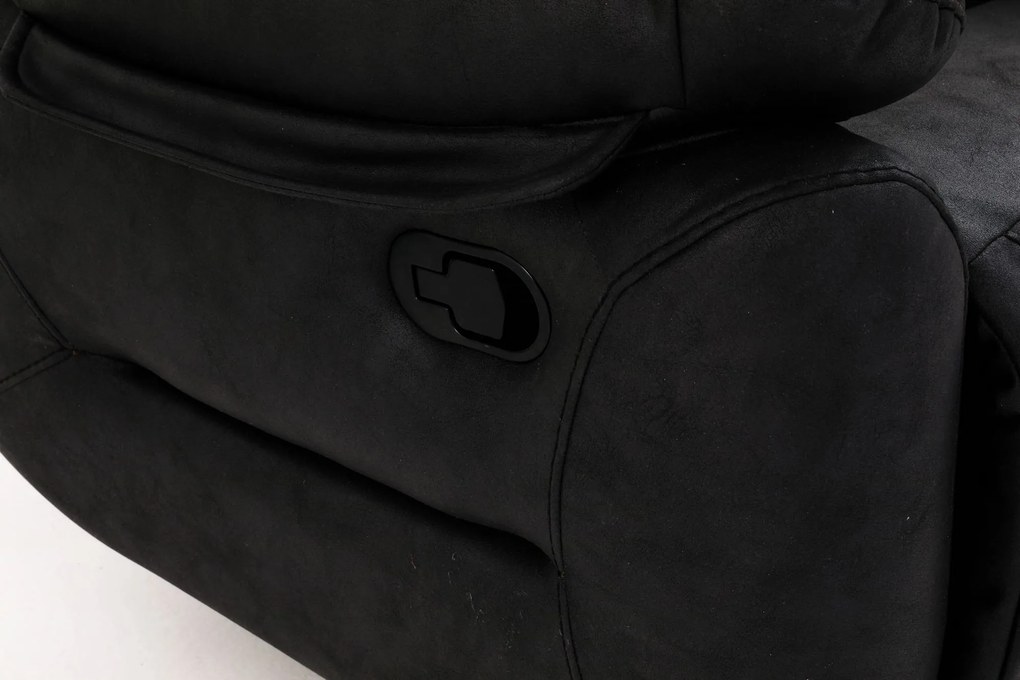 Polohovateľné kreslo Comforto E (čierna). Akcia -18%. Vlastná spoľahlivá doprava až k Vám domov. 1145372