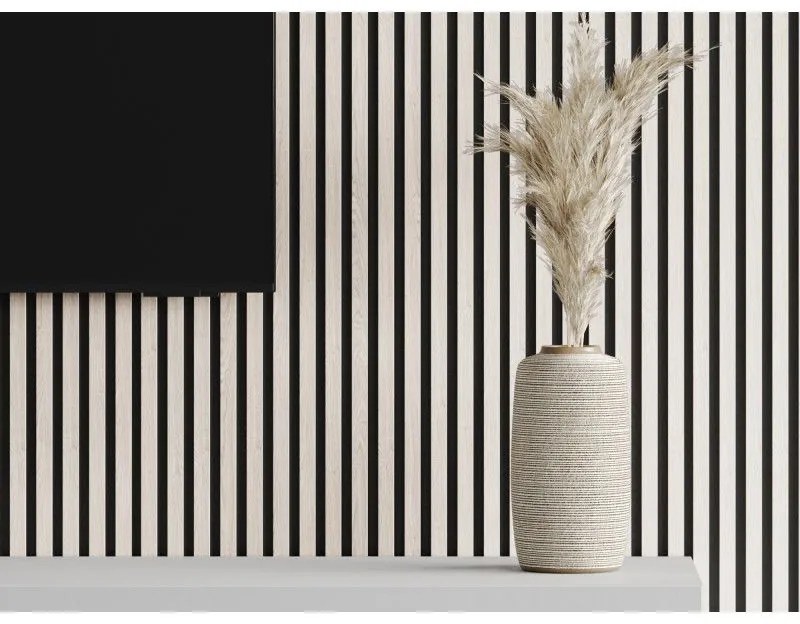 Mexen Lam-F, akustické stenové lamely 275 × 31,5 cm, filc 6 mm, dub polárny, S105-275317-2812-067