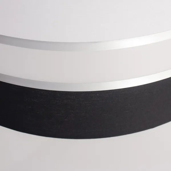 Luster na lanku CORAL 1xE27/60W/230V čiernobiela