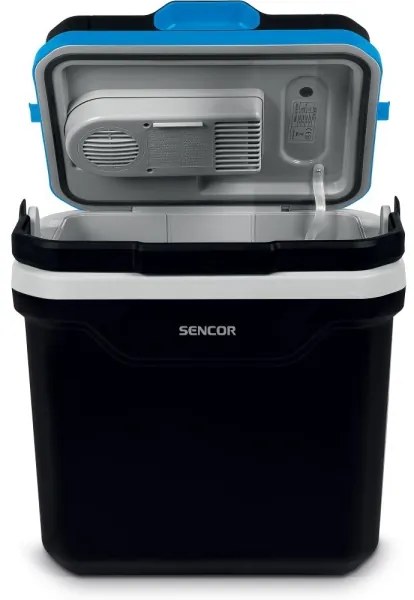 Sencor - Prenosná autochladnička 24 l 60W/12V/230V čierna