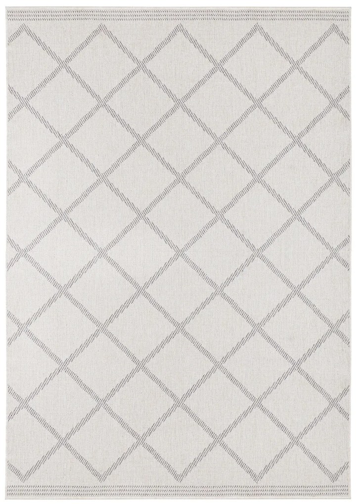 NORTHRUGS - Hanse Home koberce Kusový koberec Twin Supreme 103760 Grey / Cream – na von aj na doma - 240x340 cm