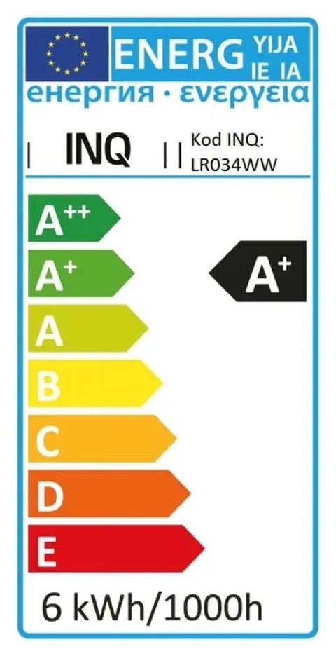 LED žiarovka INQ LED GU10 6W Warm White LR034WW