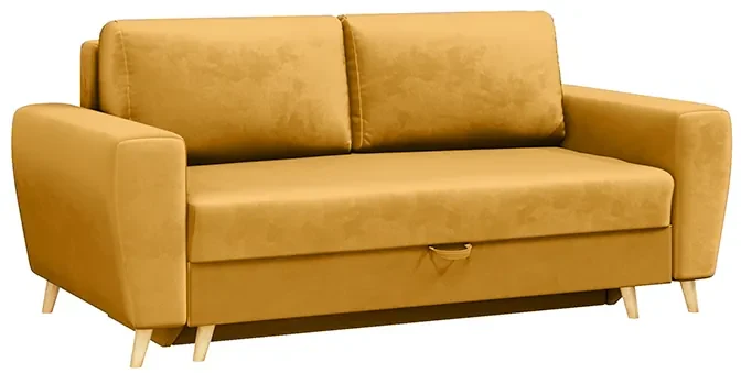 PROXIMA.store - Rozkladacia pohovka MADERA 140x200 DRUH LÁTKY: PIANO - 04