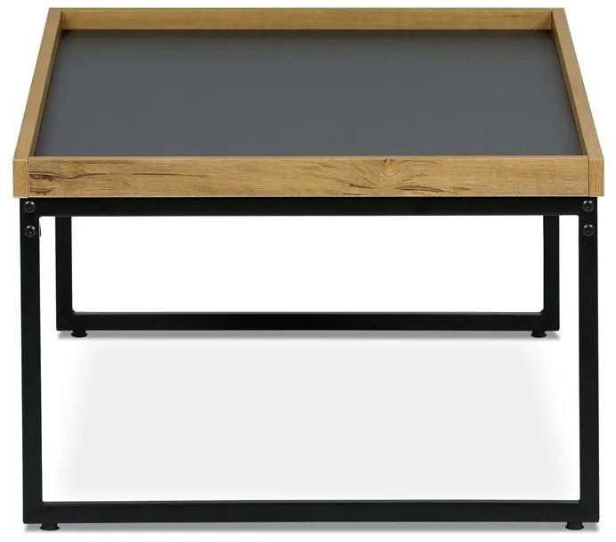 Autronic BONTEC Konferenčný stolík 100x60cm, mdf, dub, CT-611 OAK Farba: Šedá