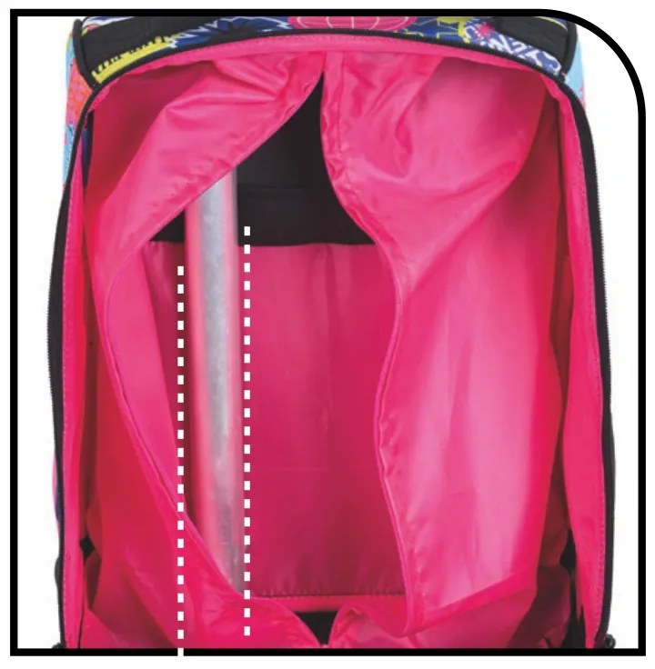 Školská taška koliesková MITAMA Urban Smile