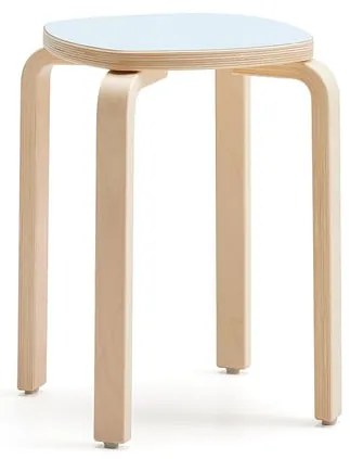 Detská stolička VIDE, laminát - modrá, výška 460 mm