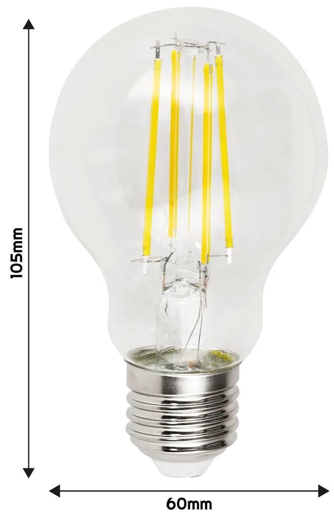 BERGE LED žiarovka E27 A60 8W neutrálna biela