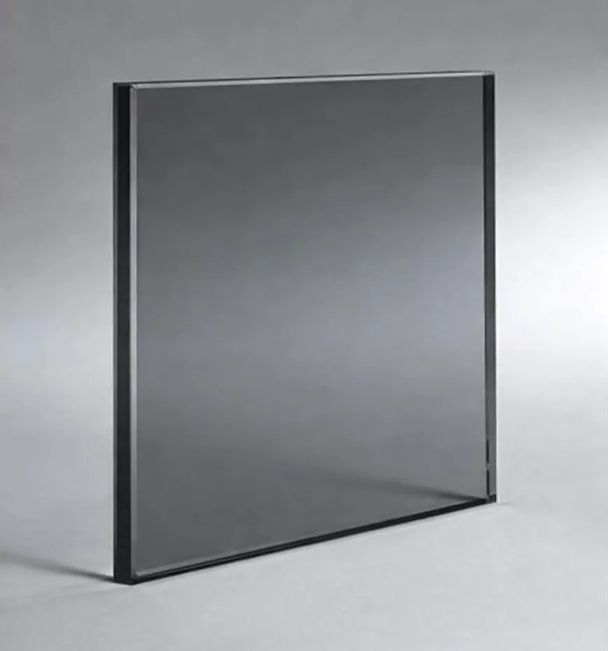 Erga Paris, sprchová zástena Walk-In 140x200 cm, 8mm šedé sklo, grafitový profil, ERG-V02-PARIS-140x200-GR-GG