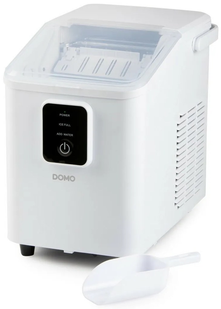 DOMO DO9292IB kompresorový výrobník ľadu, biela