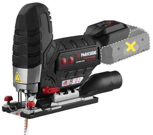 Parkside Performance® Aku priamočiara píla Psspa 20-Li E3 + Akumulátor 20 V 4 Ah + Rýchlonabíjačka 20 V 4,5A (800011295)