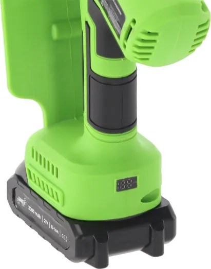 Reťazová akumulátorová píla na konáre s 2 batériami a nabíjačkou