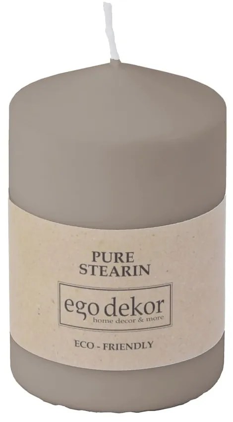 Hnedá sviečka Eco candles by Ego dekor Top, doba horenia 25 h