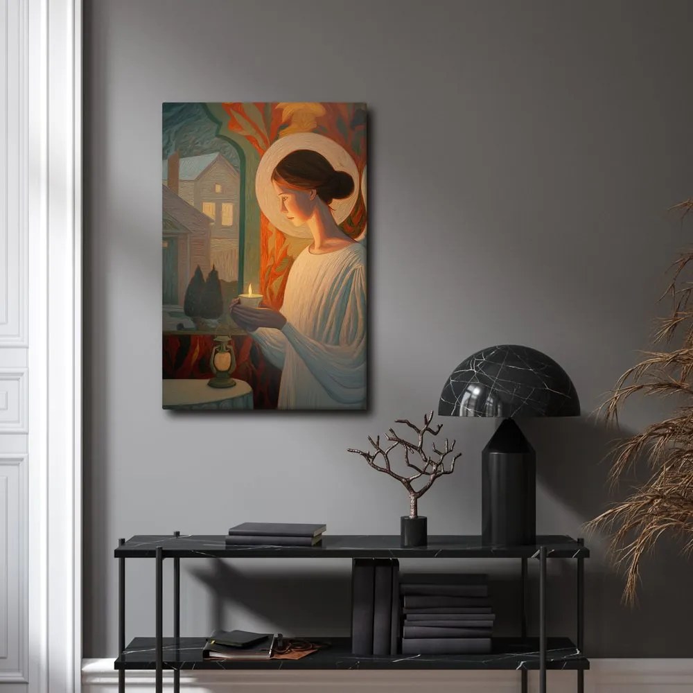 Obraz sviatočné anjelské svetlo