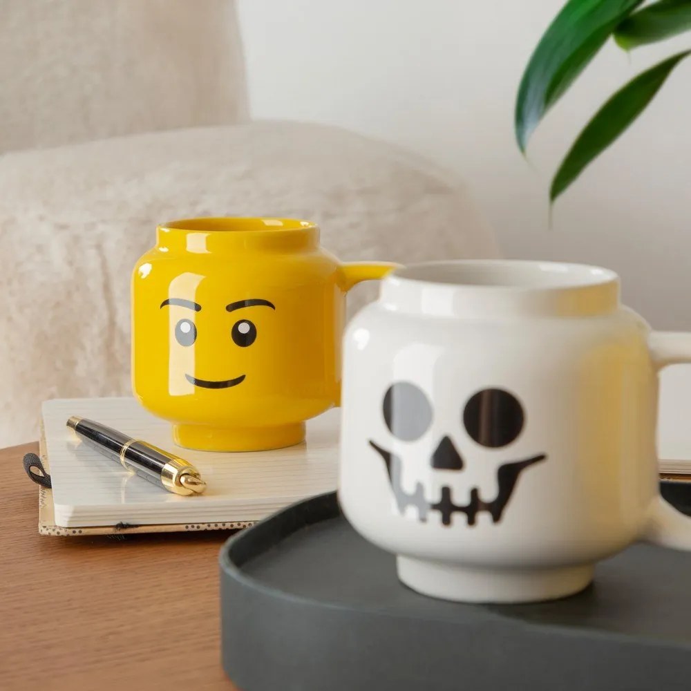 Žltý keramický detský hrnček 255 ml Head - LEGO®