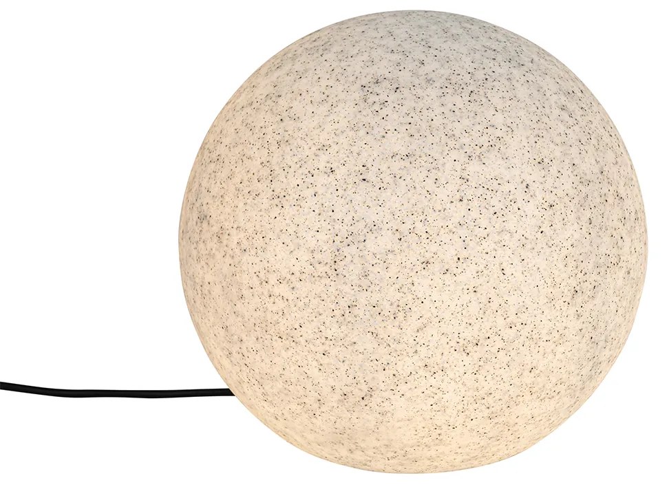 Inteligentné vonkajšie svietidlo sivé 35 cm IP65 vrátane LED - Nura