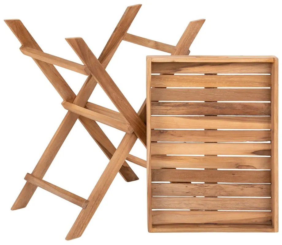 Záhradný servírovací stolík z teakového dreva 29x39 cm Ronda – House Nordic