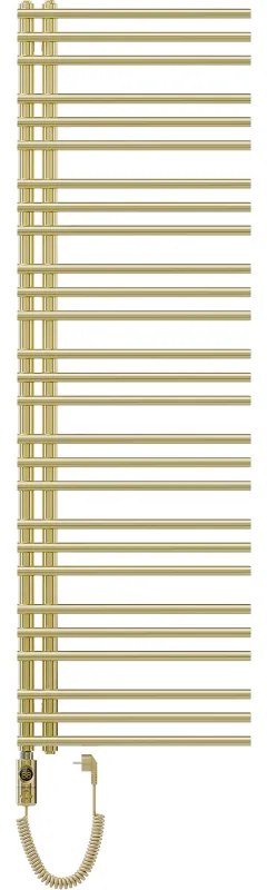 Mexen Neptun, elektrické vykurovacie teleso 1600 x 500 mm, 600 W, zlatá lesklá, W101-1600-500-2600-50