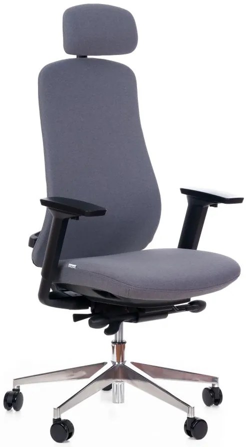 SEGO Kancelárska stolička TERRA šedá
