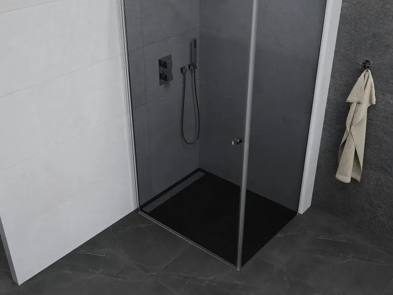 Mexen Pretoria sprchovací kút 90x120cm, 6mm sklo, chrómový profil-šedé sklo, 852-090-120-01-40
