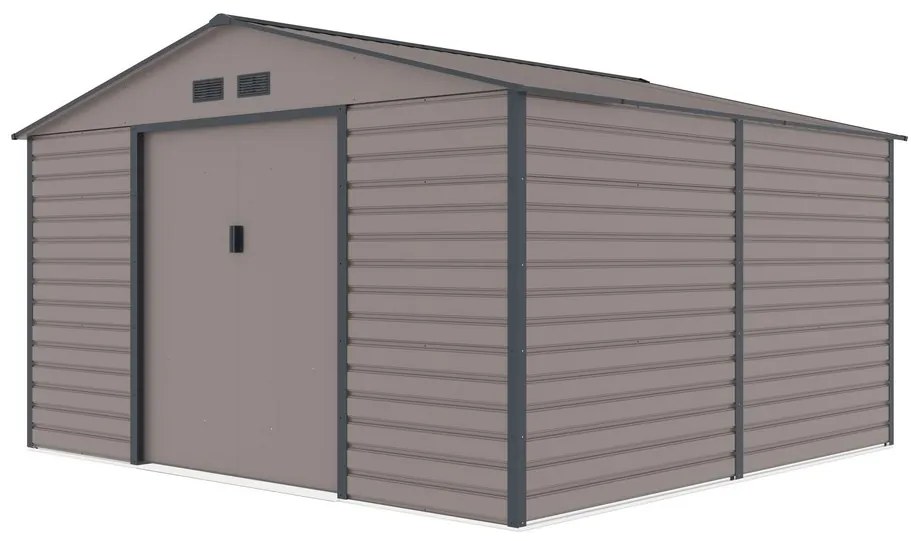 Záhradný domček G21 GAH 1085 - 340 x 319 cm, šedý 63900571