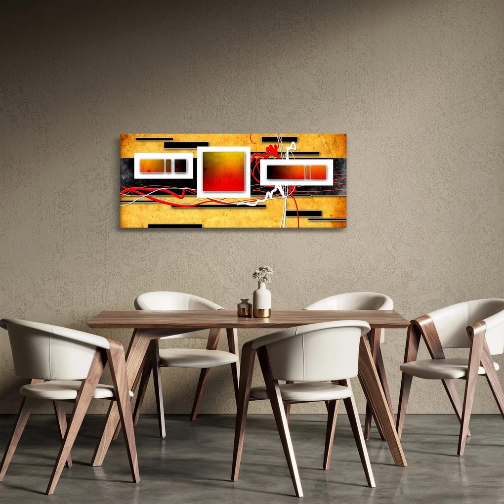 Obraz - Abstrakcia (120x50 cm)