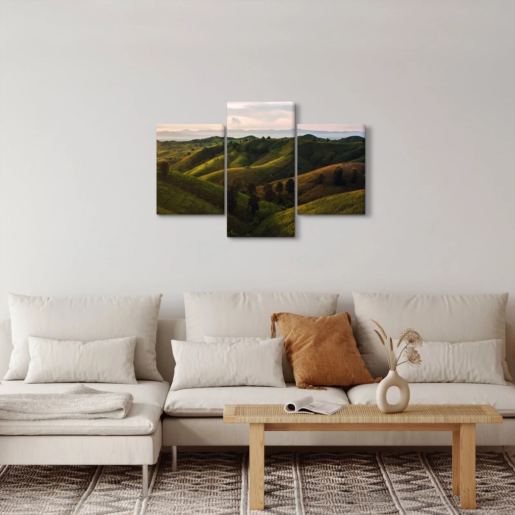 Obraz - Výhľad na thajské kopčeky (90x60 cm)