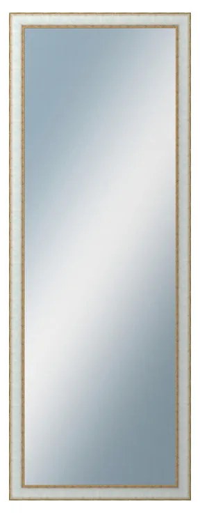 DANTIK - Zrkadlo v rámu, rozmer s rámom 60x160 cm z lišty DOPRODEJMETAL bielozlatá (3023)