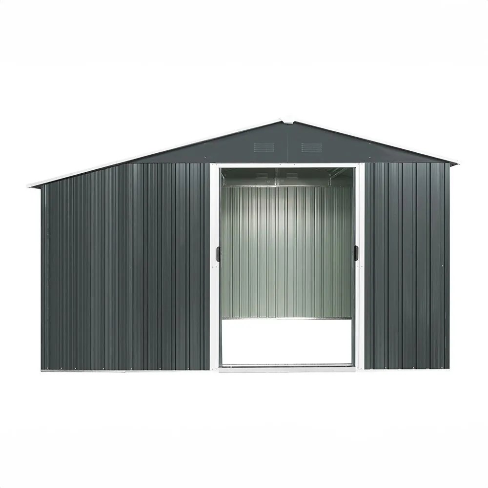 Záhradný domček na náradie s drevníkom Avenberg 3,22 x 1.96 m ANTRACIT SD-X68EWS