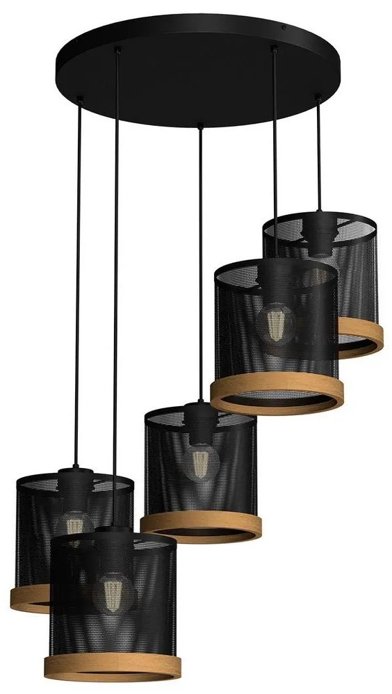 Luster na lanku BERIL 5xE27/60W/230V