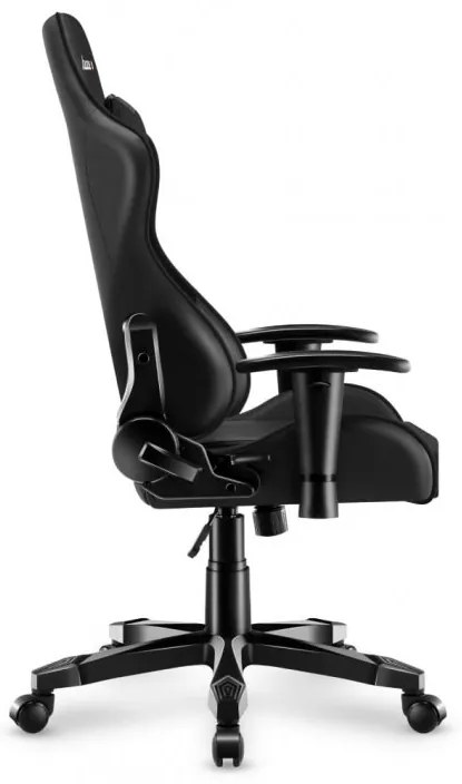 Ergonomické čierne herné kreslo pre teenegerov