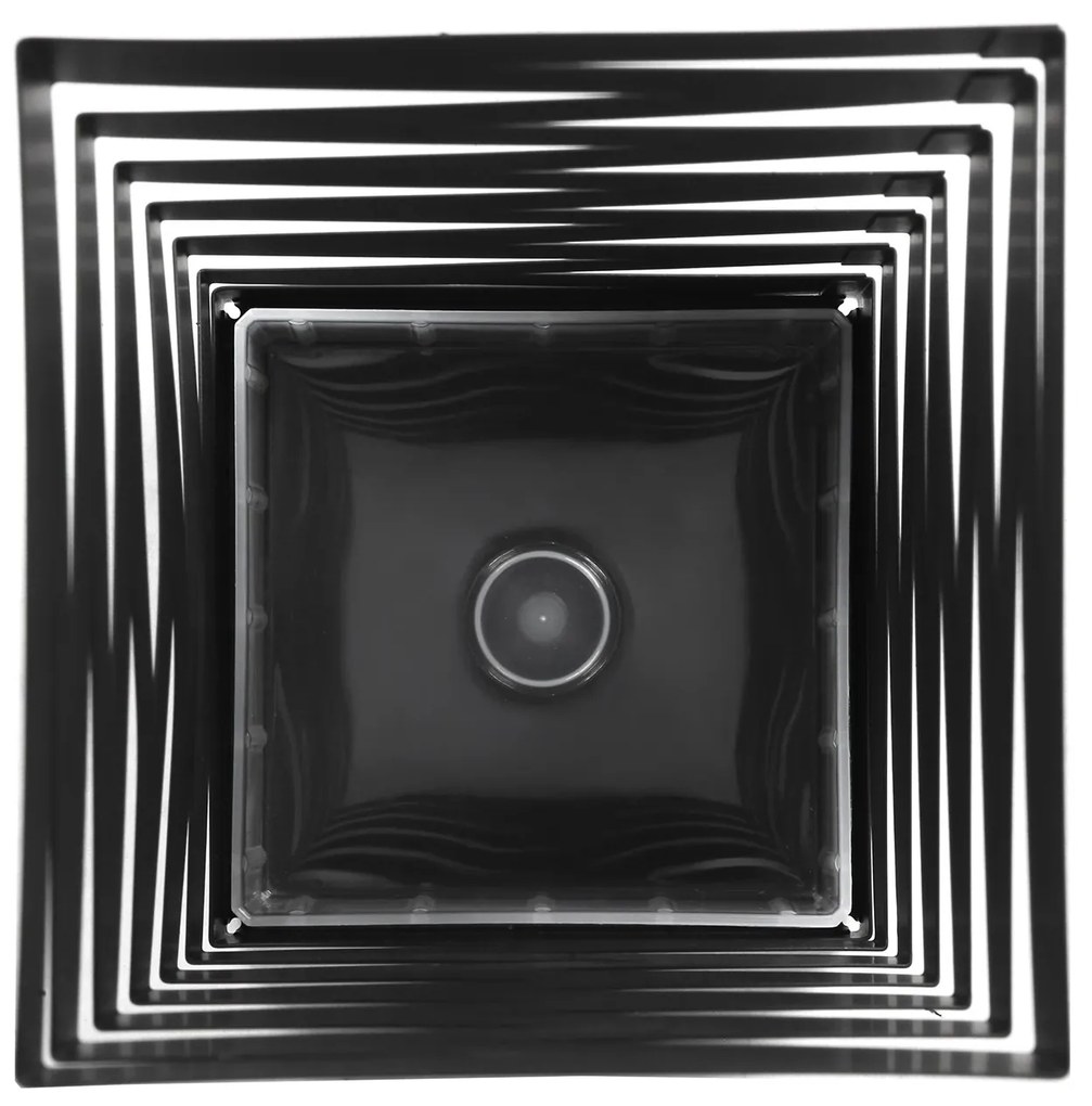 Kovový stojan na dáždniky Loft Black, 49x15,5 cm