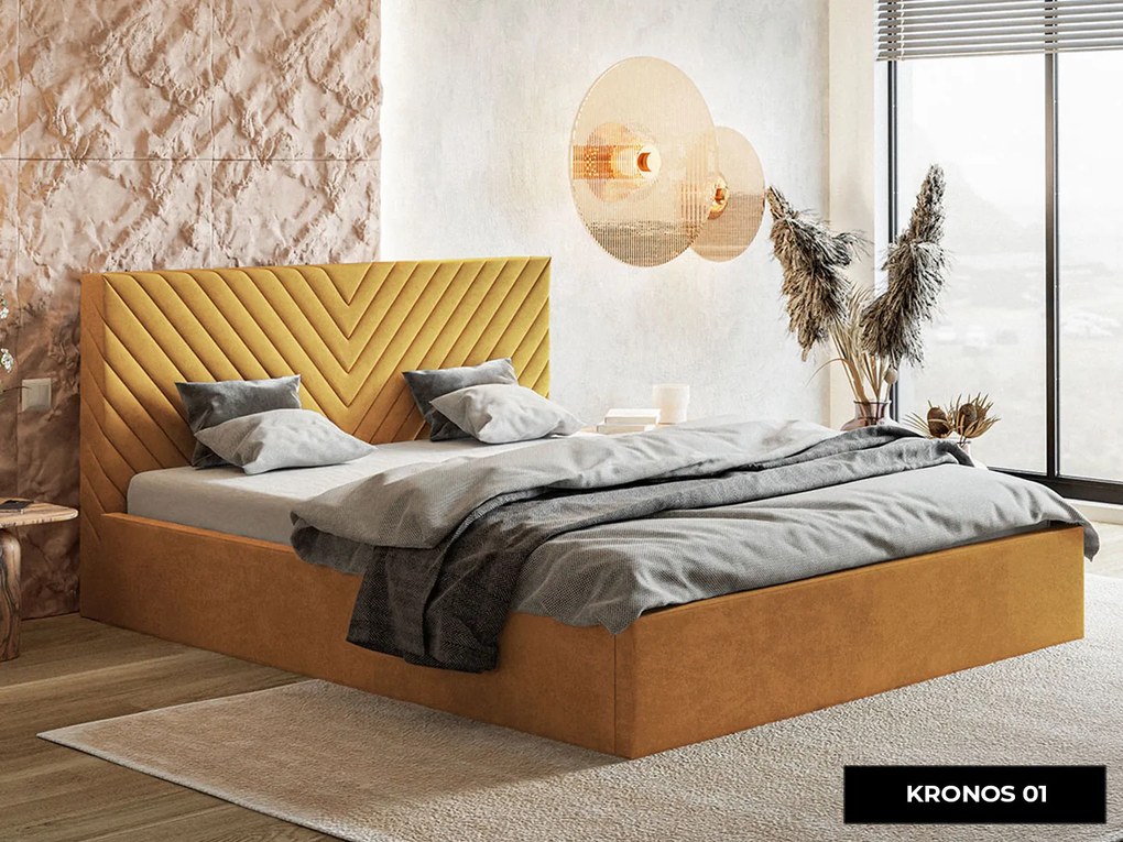 PROXIMA.store - Luxusná čalúnená posteľ GIOVANNA ROZMER: 180 x 200 cm