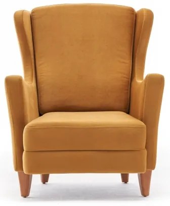 Kreslo ušiak NUPI žlté