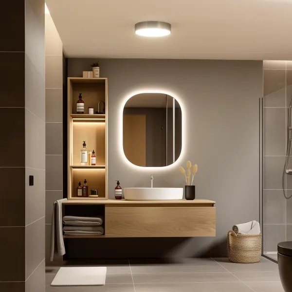 BRILAGI - LED kúpeľňové stropné svietidlo POOL LED/24W/230V pr. 30 cm IP54 mosadz