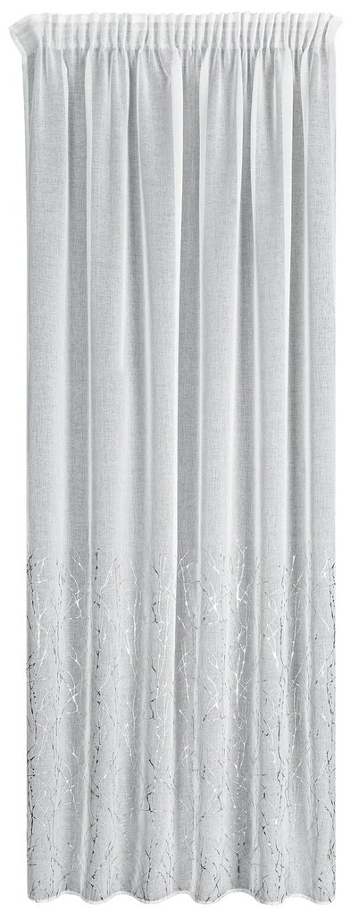 ZÁCLONA NA PÁSKE MELIA 140X270 CM BIELA