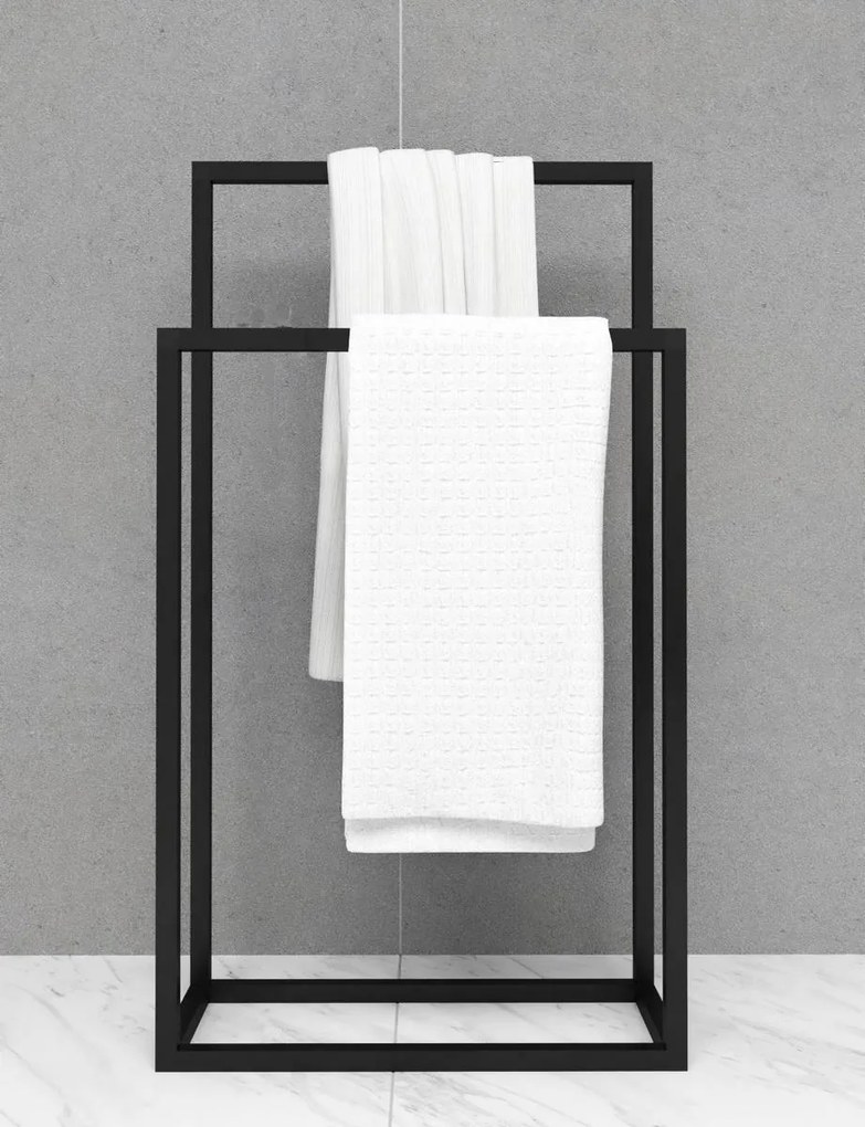Držiak na uteráky FABERO, čierna