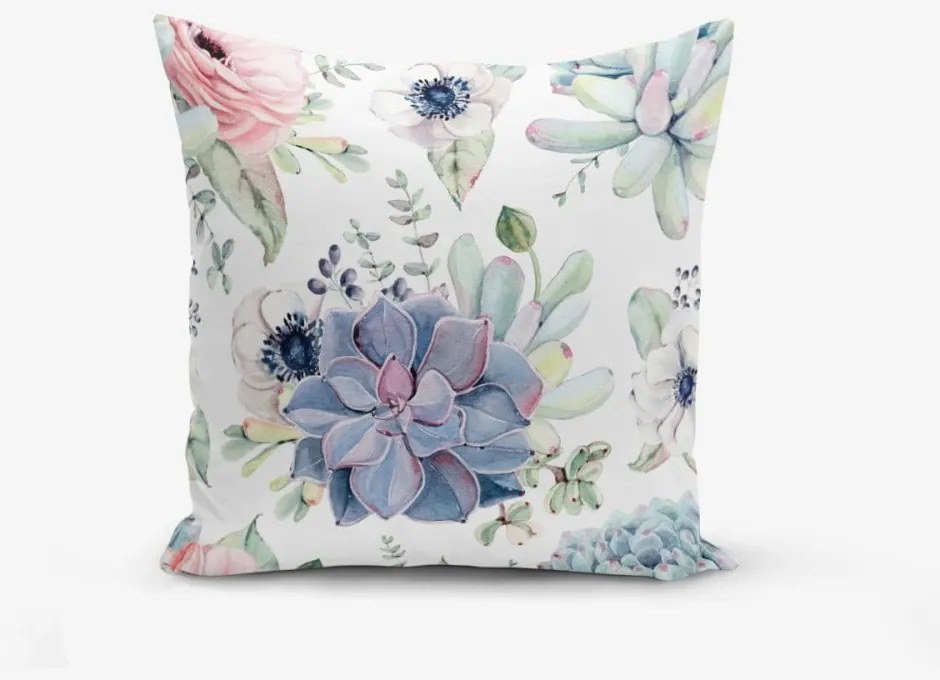 Obliečka na vankúš s prímesou bavlny Minimalist Cushion Covers Yagli, 45 × 45 cm