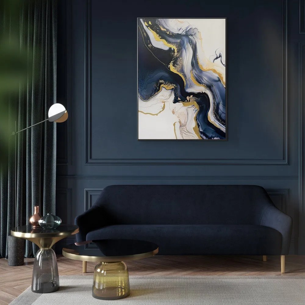 Obraz s ručne maľovanými prvkami 70x100 cm Sky – Styler