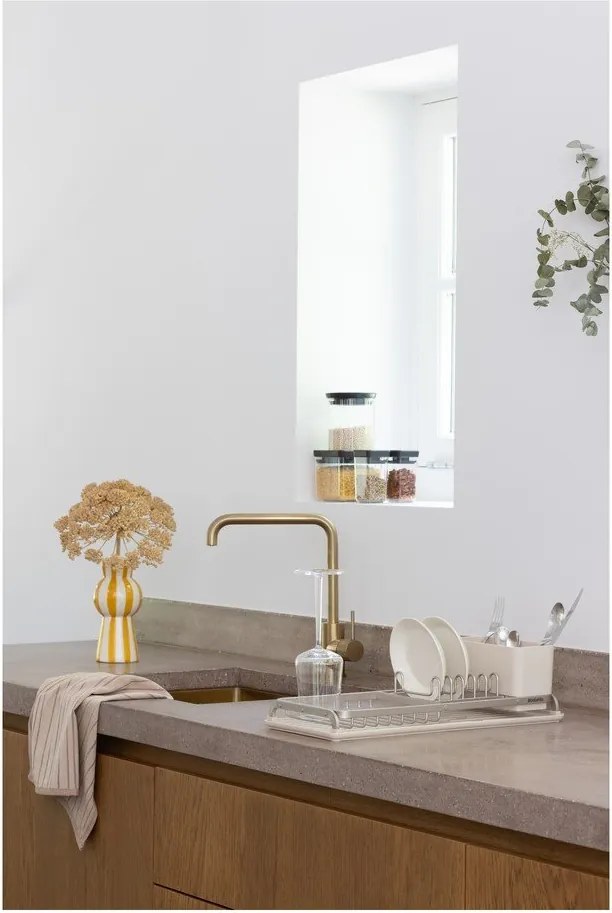 Béžový kovový odkvapkávač 46x20 cm – Brabantia