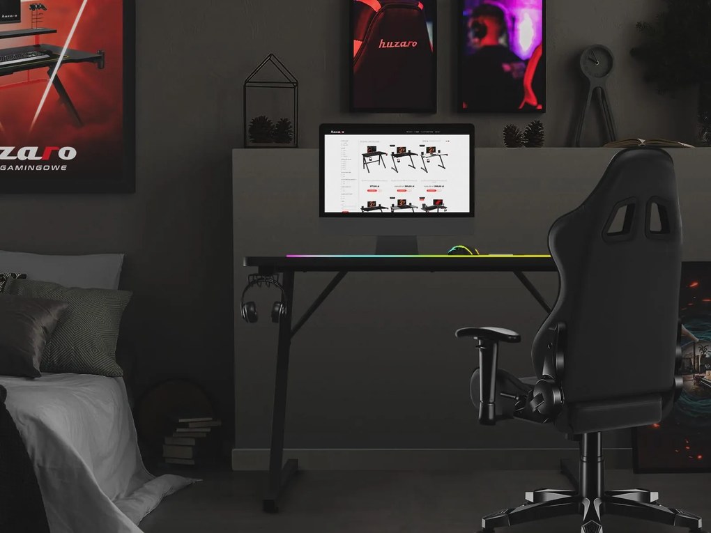 PC stolík Hyperion 1.8 (čierna). Akcia -17%. Vlastná spoľahlivá doprava až k Vám domov. 1087500