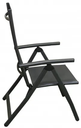 Doppler ACTIVE káro - záhradné polohovacie kreslo