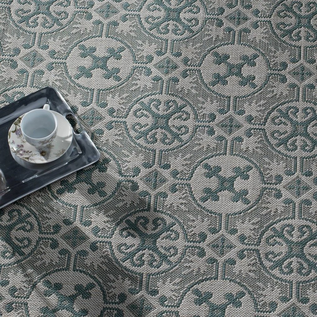 Koberec Modern Etno beige/blue, 120x170cm