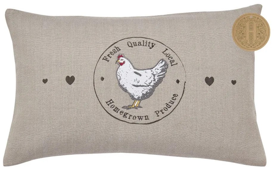 Bavlnený vankúš Cooksmart Farmers Kitchen, 50 x 30 cm