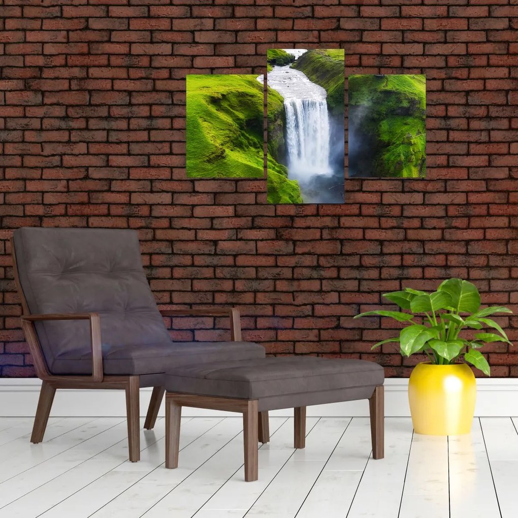 Obraz - Vodopád Skogafoss (90x60 cm)