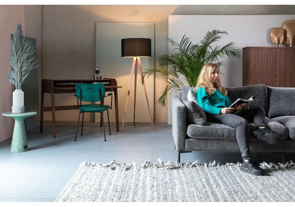 Hnedý písací stôl s výsuvnou doskou Zuiver Barbier