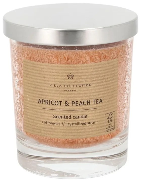 Vonná sviečka doba horenia 40 h Kras: Apricot & Peach Tea – Villa Collection