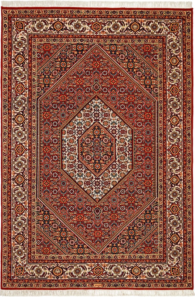 XXXLutz ORIENTÁLNY KOBEREC, 90/160 cm krémová, červená Cazaris - Koberce - 004345073957
