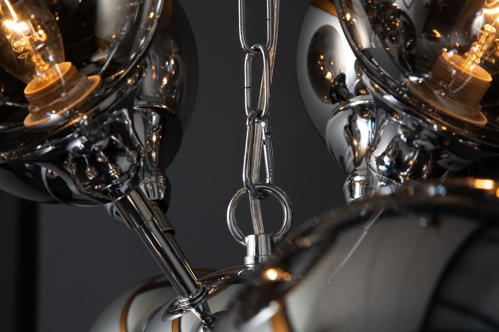 Závesné svietidlo Galaxy 72cm strieborná