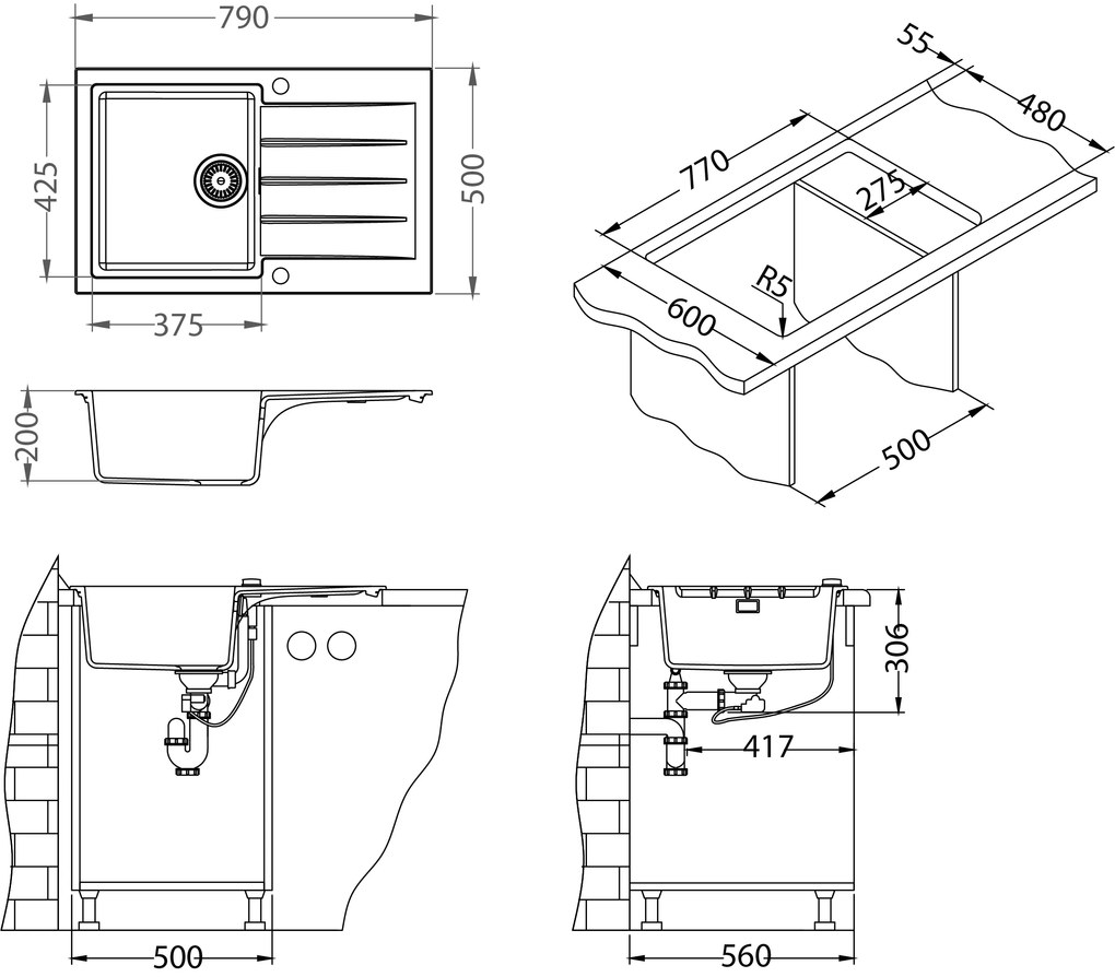 SET ALVEUS CADIT 20/91 + BATERIE DELOS 91
