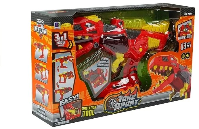 LEAN TOYS Dinosaurus - transformátor 3v1